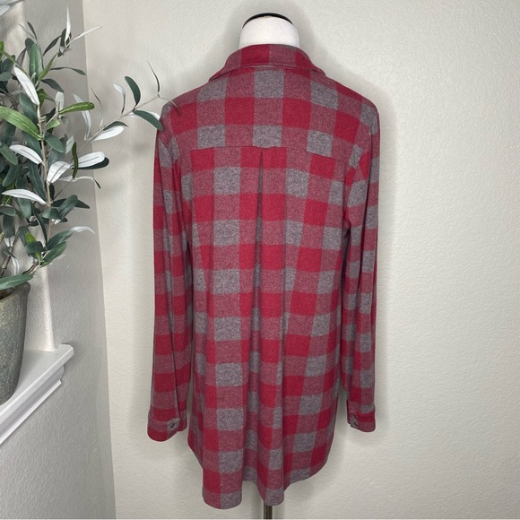 Soft Surroundings Mad About Plaid Tunic Size Large - Picture 3 of 7